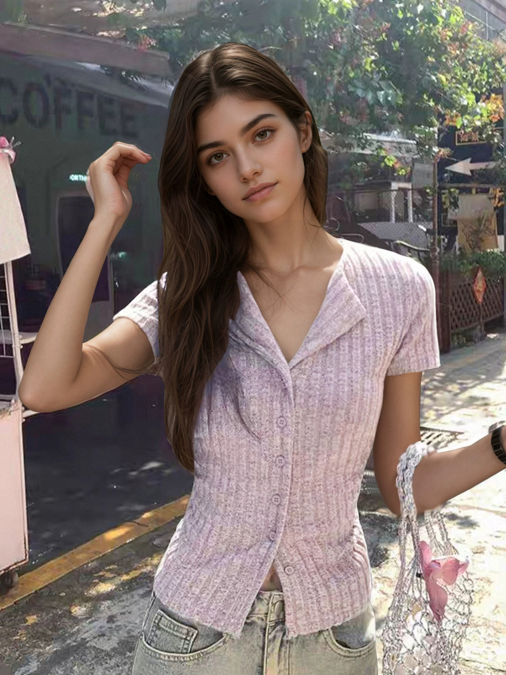Zara Design Summer Slim Short Sleeve Tee